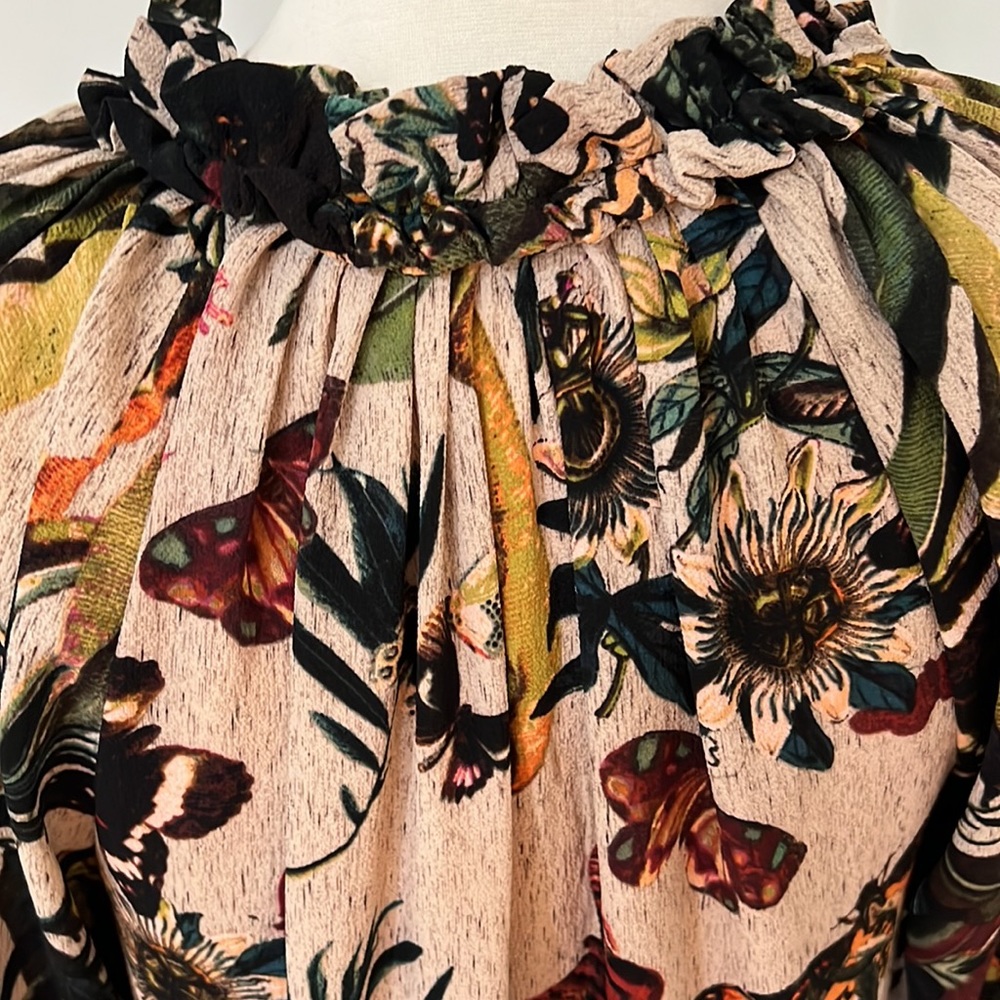 H&M butterfly midi dress - Picture 6 of 8